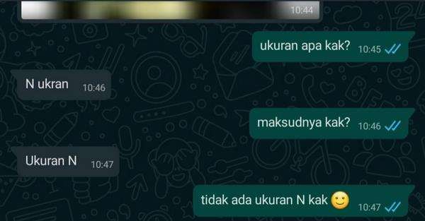 Susahnya mengetik huruf M.