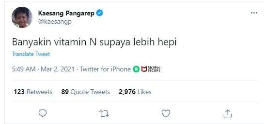 Twitter Kaesang