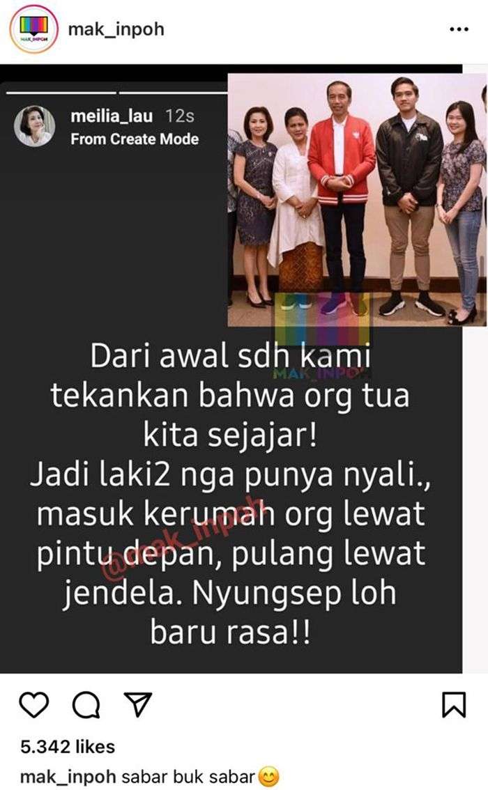 Unggahan Instagram