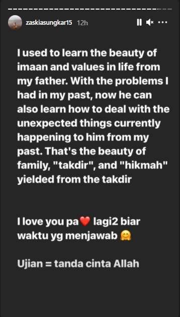 Unggahan Zaskia Sungkar