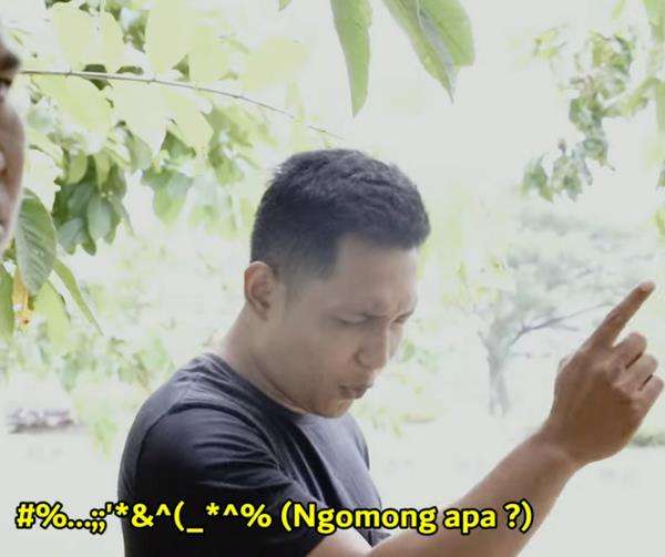 Menipu pakai bahasa Mandarin ngawur.