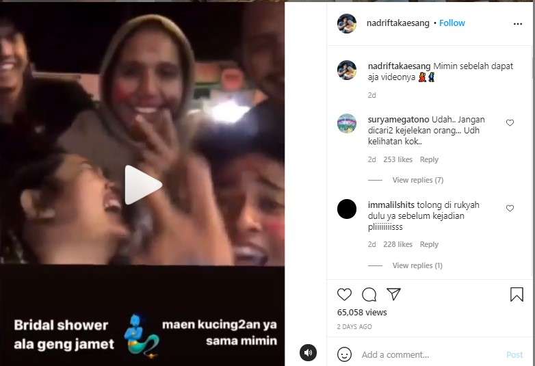 Nadrif kekasih baru Kaesang