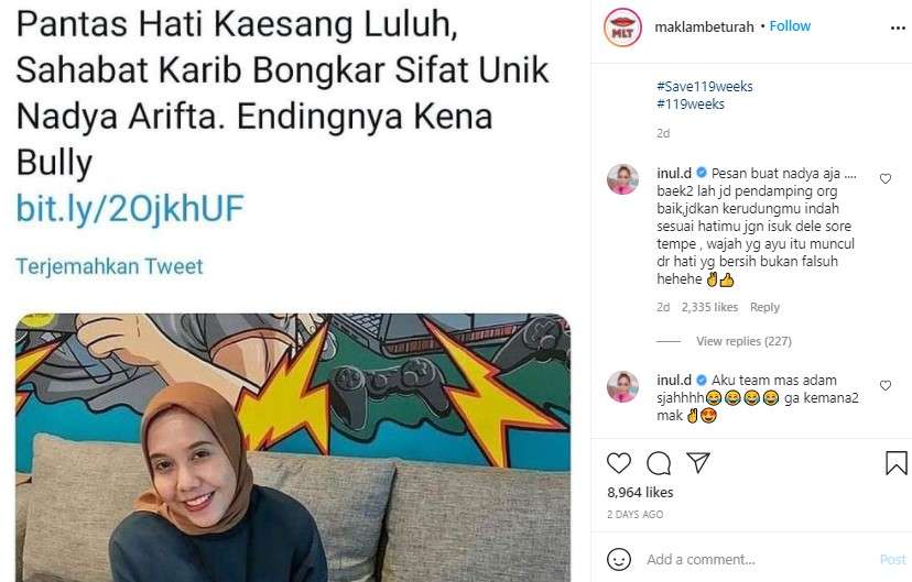 Pesan Inul untuk pacar baru Kaesang