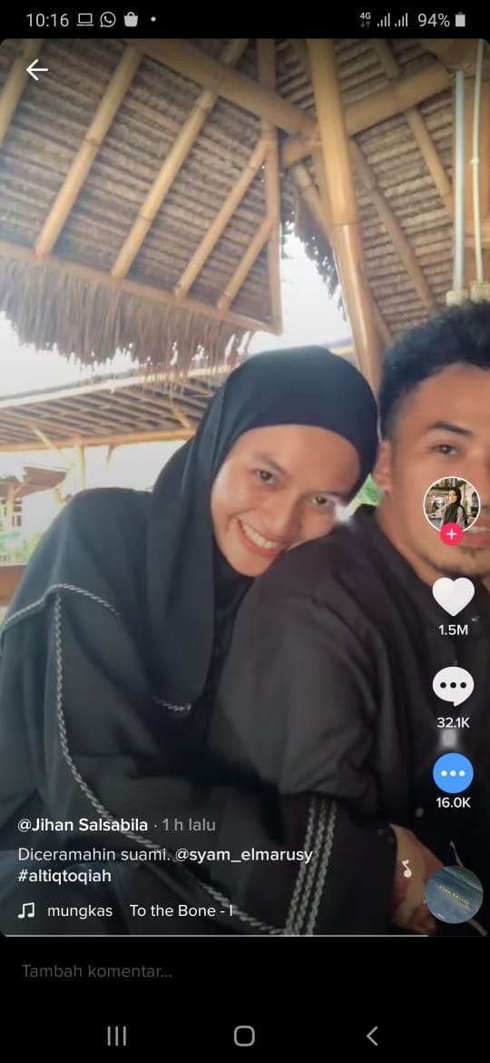 ustaz Syam dan Jihan istrinya ustaz Syam dan Jihan istrinya