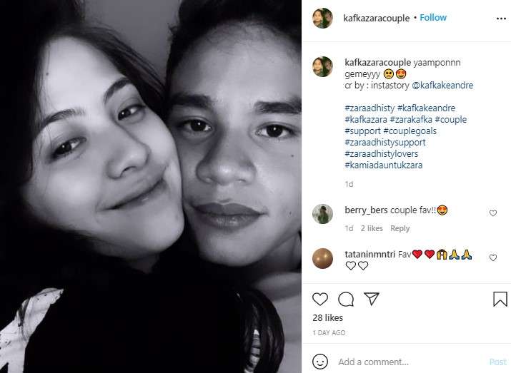 Adhisty Zara dan Kafka Keandre