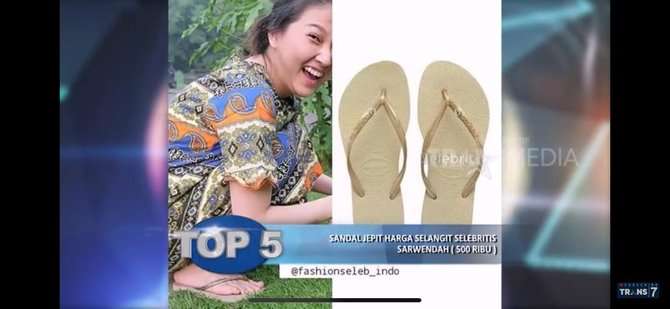 Sendal Jepit Sarwendah