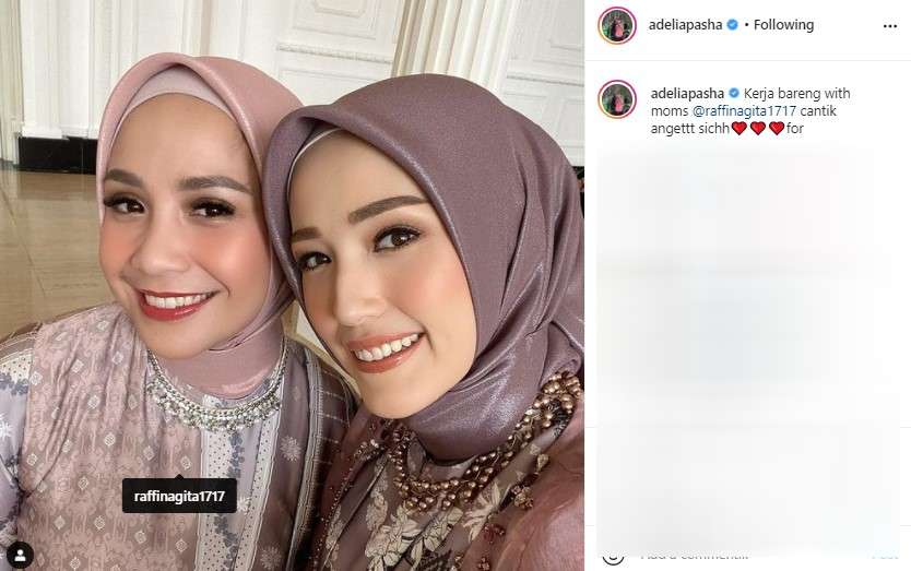 Nagita Slavina dan Adelia Pasha Nagita Slavina dan Adelia Pasha