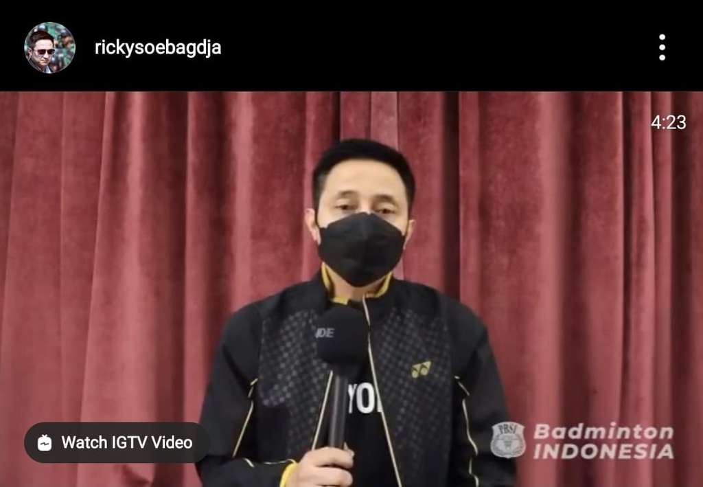 Konfirmasi Kepulangan Tim Indonesia oleh Manajer Tim Bulu Tangkis, Ricky Soebagdja