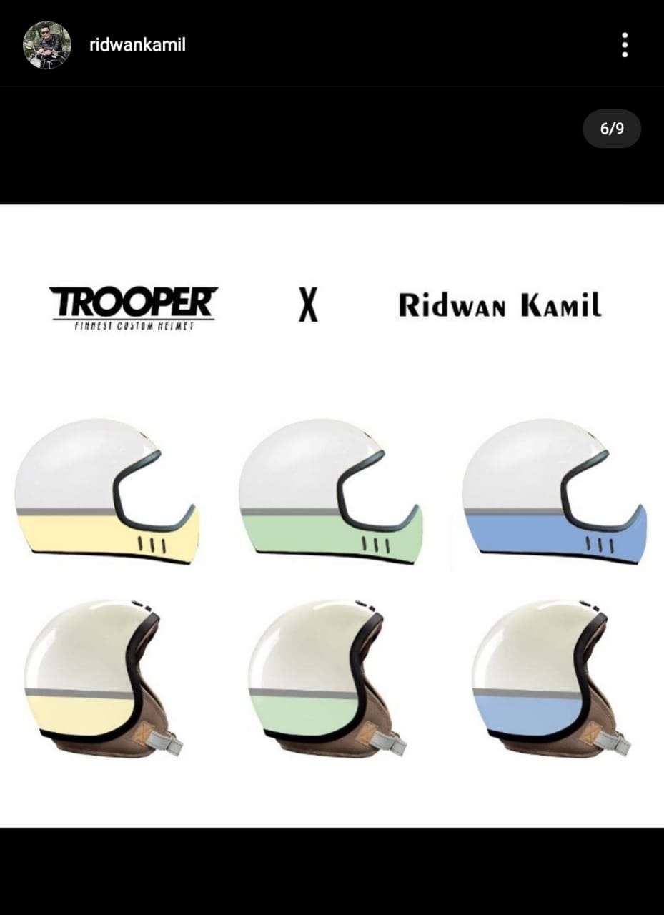 Kolaborasi Ridwan Kamil dan Merek Lokal Trooper