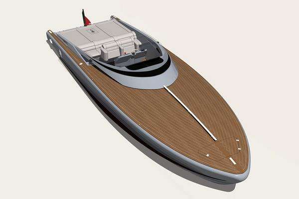 Desain speedboat konsep yang menggunakan G.Cinquanta sebagai basisnya. Desain speedboat konsep yang menggunakan G.Cinquanta sebagai basisnya.