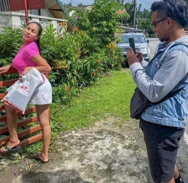 Gaya dulu ya mbak buat konfirmasi pengiriman paket.