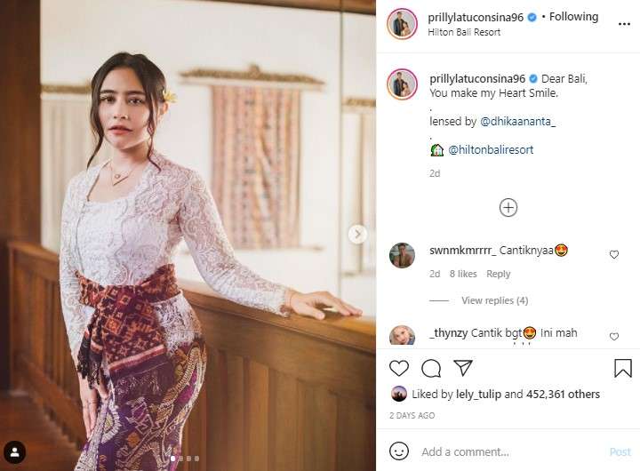 Penampilan Prilly Latuconsina