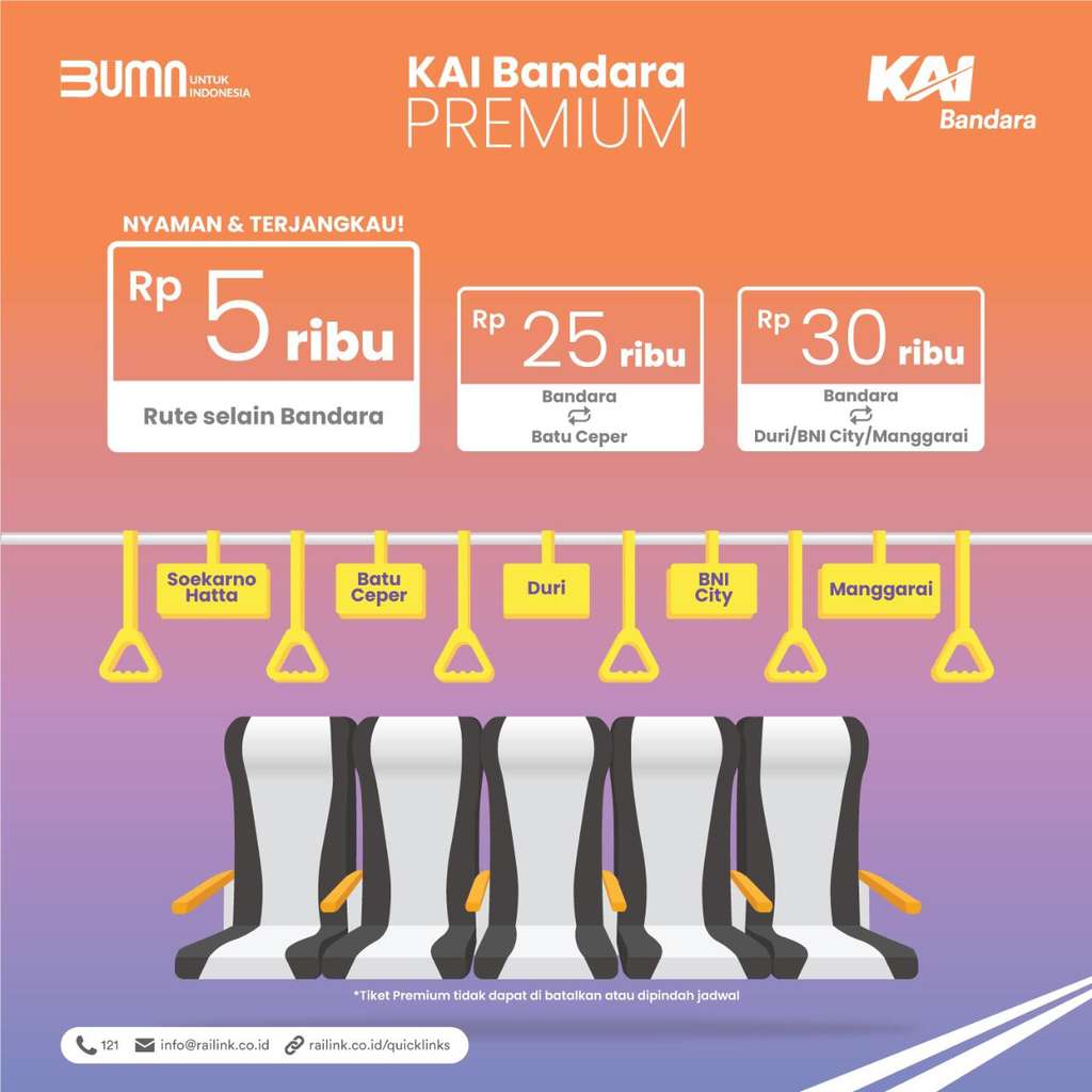 Tarif KA Bandara