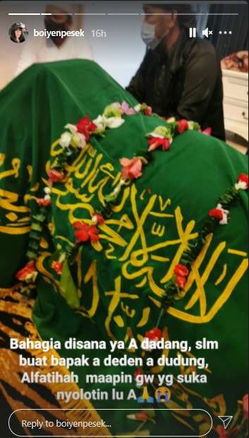 Kakak Boiyen meninggal dunia Kakak Boiyen meninggal dunia