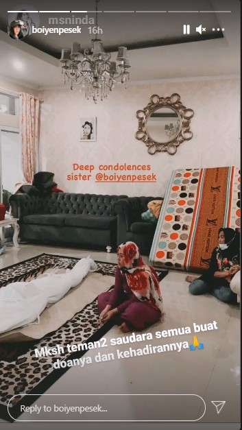Kakak Boiyen meninggal dunia Kakak Boiyen meninggal dunia