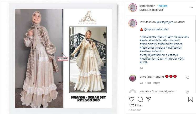 Gaya Lesty Kejora Gaya Lesty Kejora