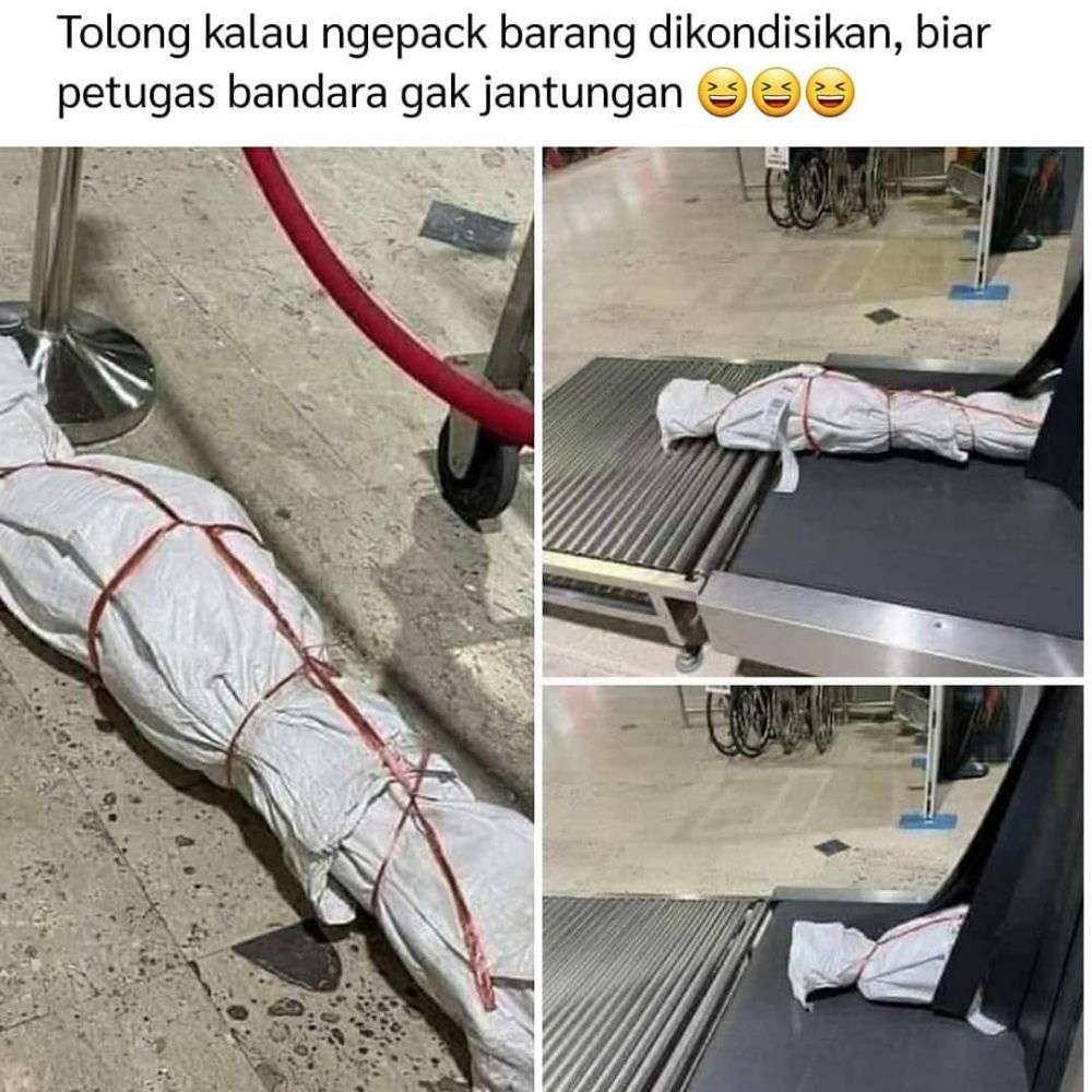 Packing mirip pocong