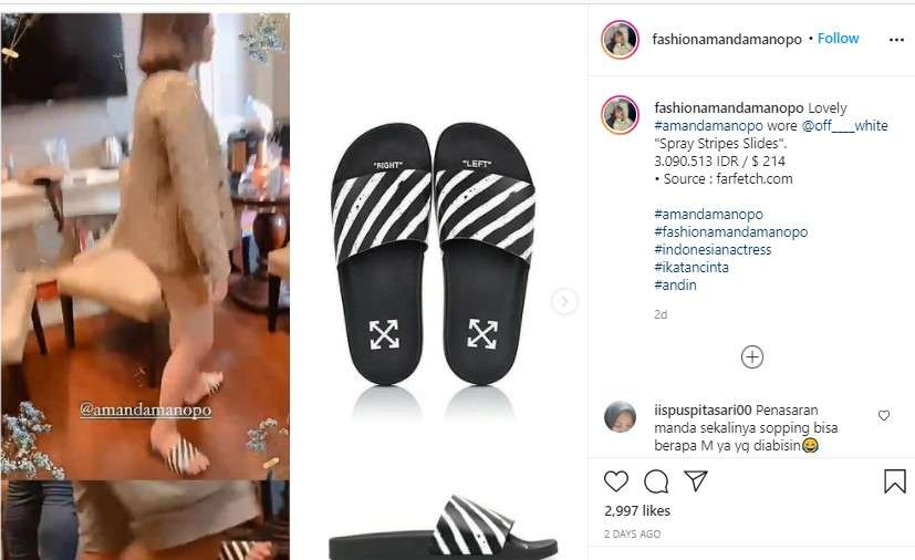 Sandal Amanda Manopo
