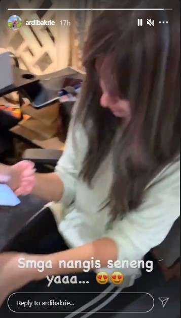 ucapan Ardi Bakrie ke Nia Ramadhani