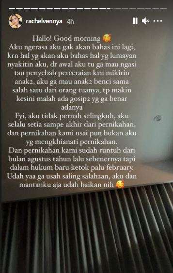 Unggahan Rachel Vennya