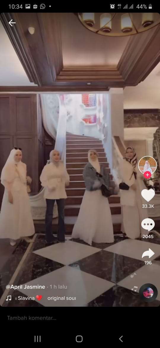 April Jasmine joget TikTok