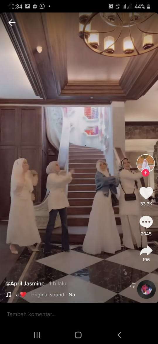 April Jasmine joget TikTok