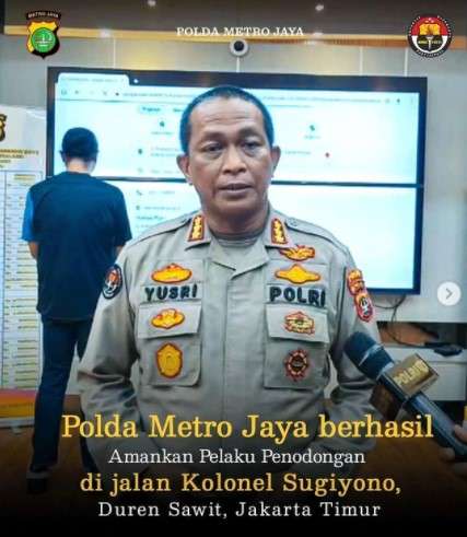 Pelaku koboi ditangkap polisi