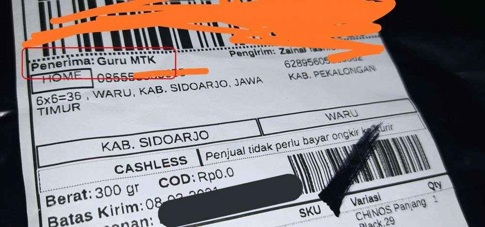 Nama penerima nyeleneh