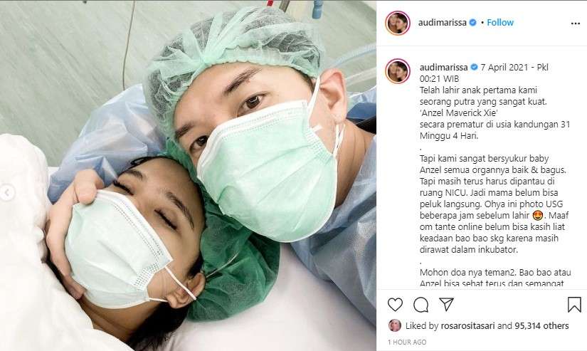 Audi Marissa  dan Anthony Xie