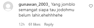 Salah Satu Komentar Netizen