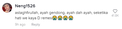 Komentar Salah Satu Warganet