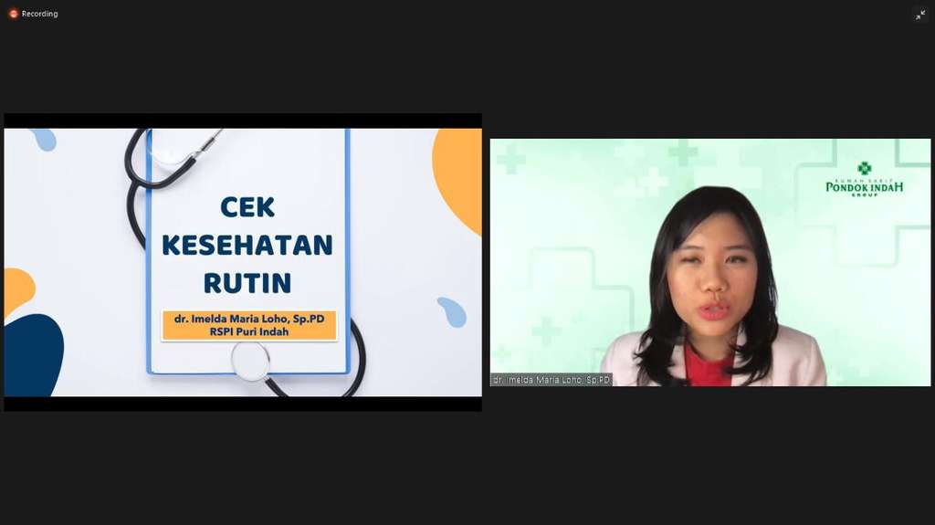 Cek kesehatan rutin/RSPI