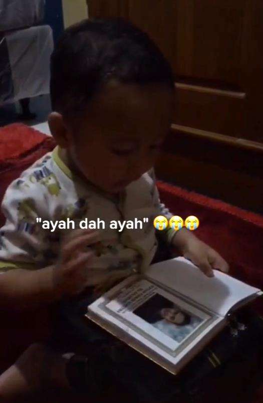 Usai melampiaskan rindunya, dia berpamitan kepada ayahnya.