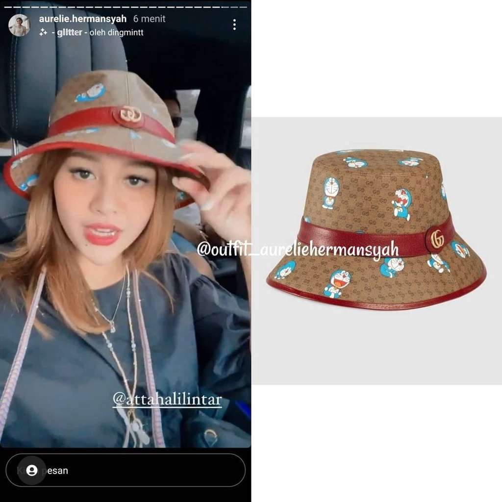 Topi Gucci Aurel Hermansyah