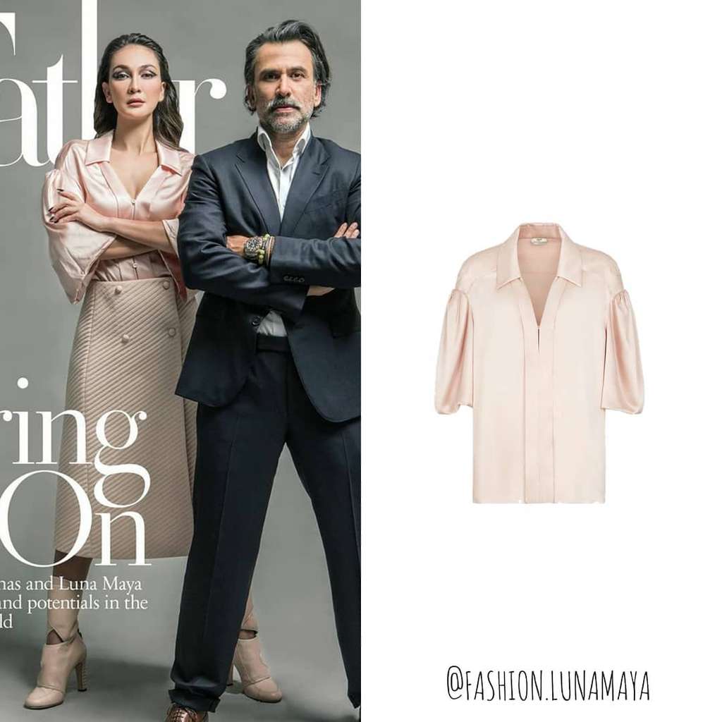 Outfit Mewah Luna Maya