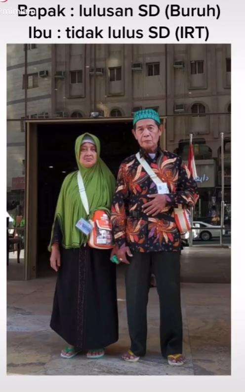 Kisah orangtua sukses meski kehidupan serba minim.