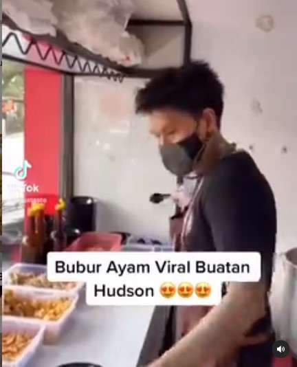 Hudson IMB jualan bubur ayam