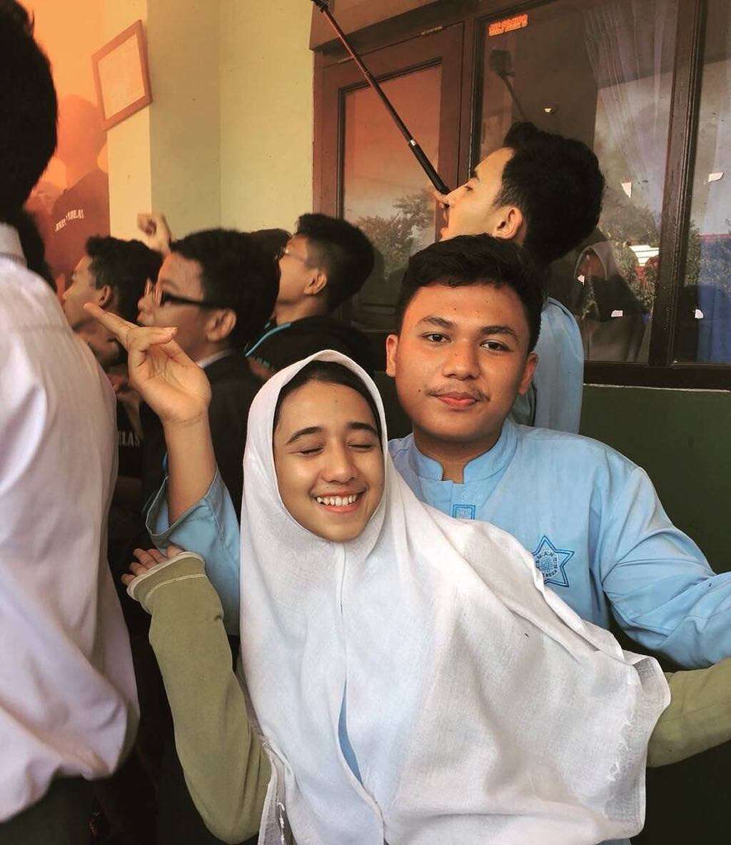 Penampakan Keanu Angelo di bangku SMA