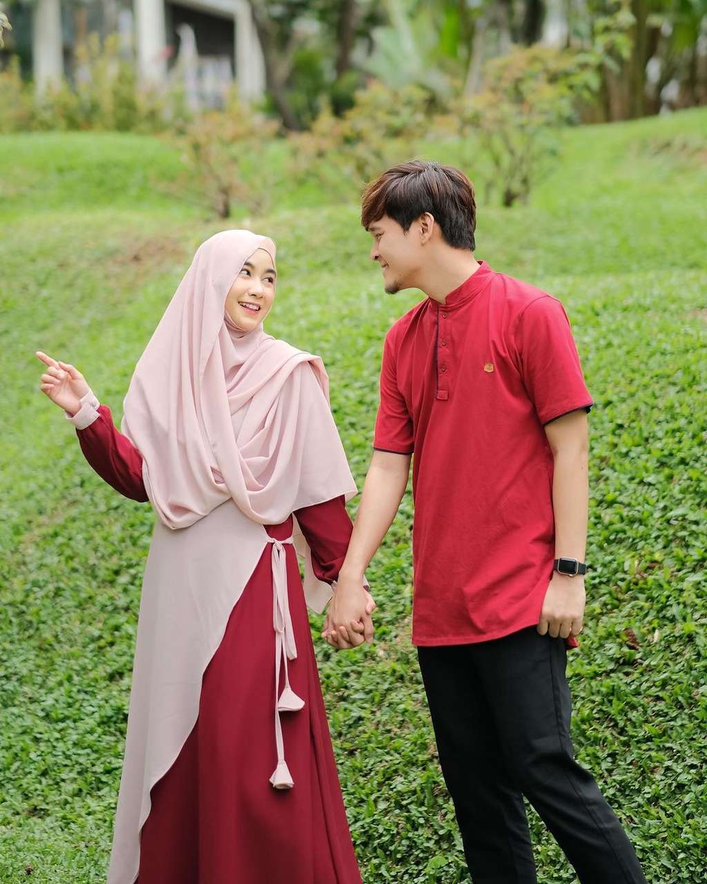 Anisa dan Dito suaminya positif covid 19