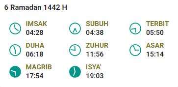 Jadwal Imsak 18 April Jakarta