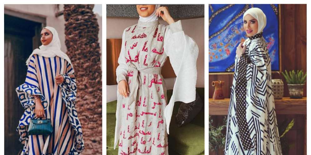 Kaftan Bermotif