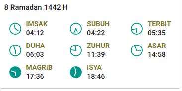 Jadwal Imsak 20 April Solo
