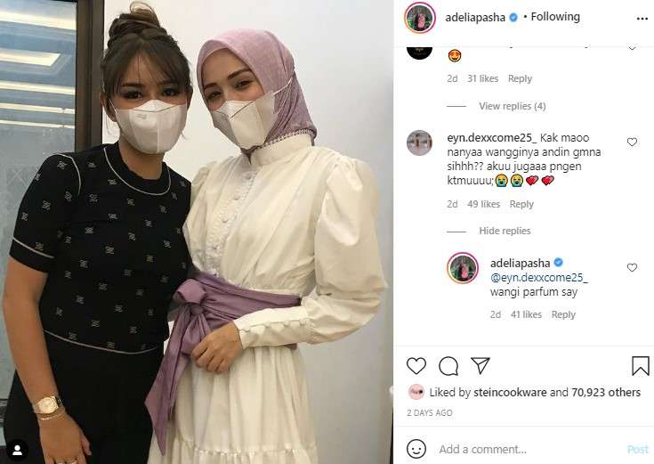 Amanda Manopo dan Adelia Pasha Amanda Manopo dan Adelia Pasha