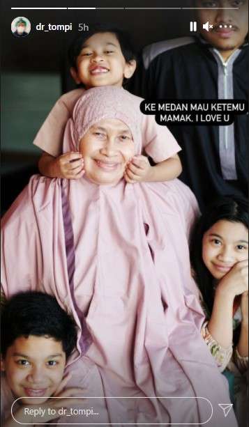 Ibunda Tompi meninggal dunia