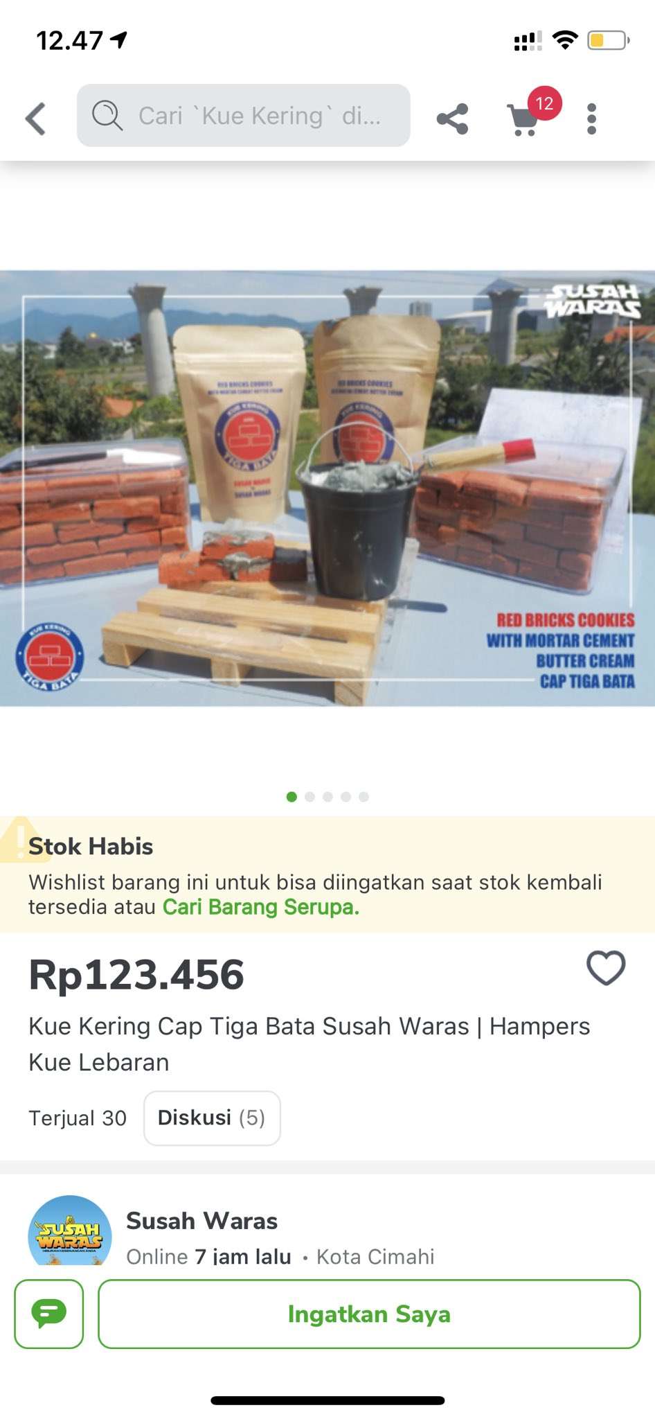 Bingkisan Lebaran dari Bahan Bangunan Terjual di Tokopedia