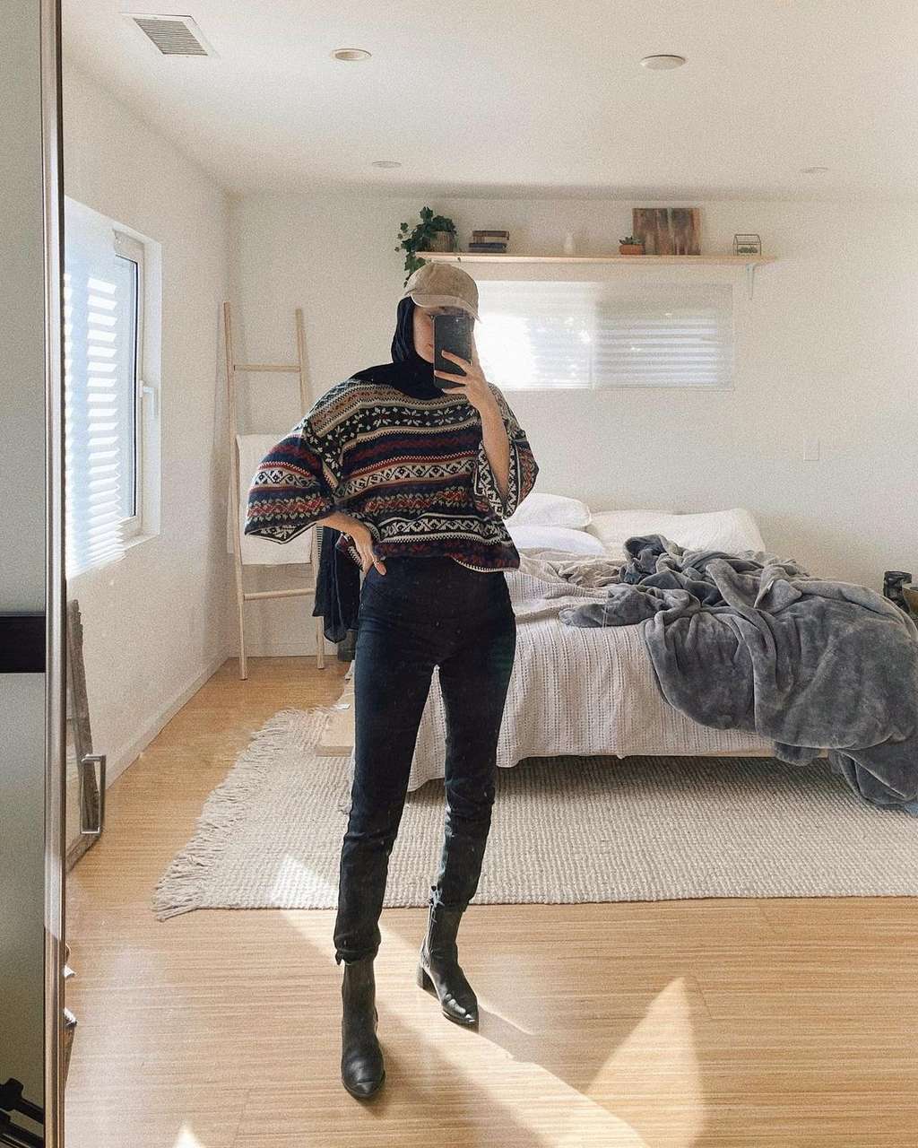 Fashion hijab boots