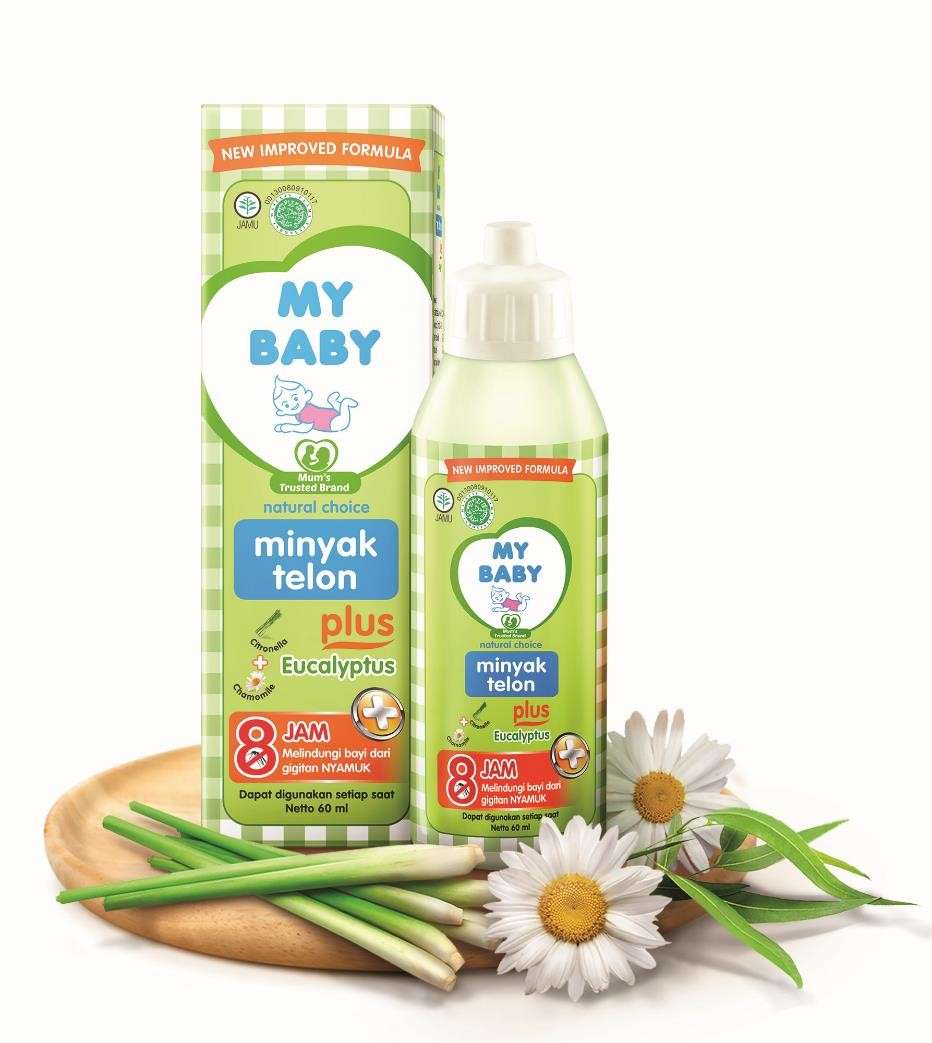 MY BABY Minyak Telon Plus Eucalyptus, Perlindungan Halal Terbaik untuk si Kecil