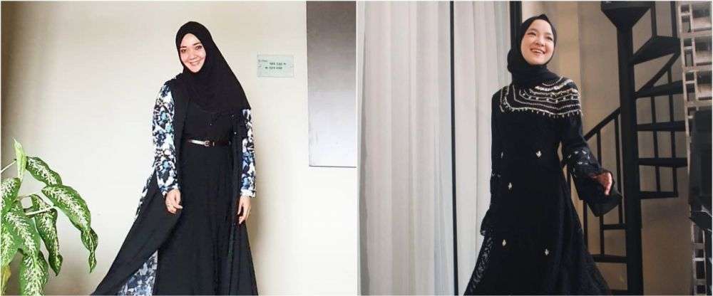 Sulis dan Nissa Makin Memesona dengan Dres HItam