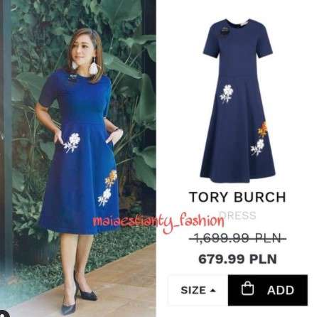 Dress Biru Tua Seharga Rp 6 Juta