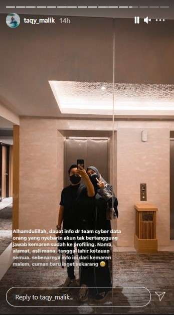 Taqy Malik temukan identitas pelaku penyebar foto istri